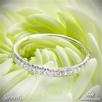 Simon G. TR431 Caviar Diamond Wedding Ring