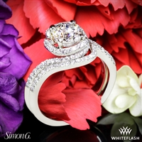 Simon G. MR2533 Passion Diamond Wedding Ring Set