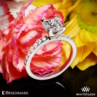 Benchmark LCP2 Large Pave Diamond Engagement Ring