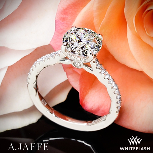 A. Jaffe ME2029Q Classics Diamond Engagement Ring