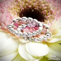 Single Shared-Prong Diamond Eternity Hoop Earrings