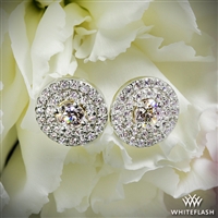 Brilliance Double Halo Diamond Earrings