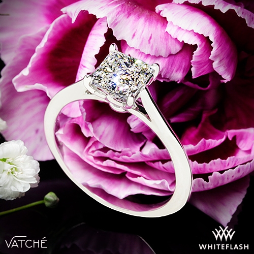 Vatche 1520 Lyric Solitaire Engagement Ring for Princess