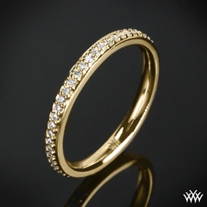 Micro Pave Diamond Wedding Ring