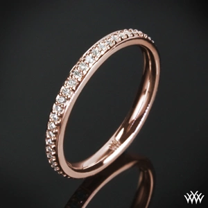Micro Pave Diamond Wedding Ring