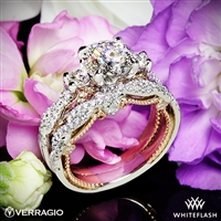 Verragio Beaded Twist Diamond Wedding Ring Set