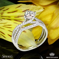 Simon G. MR1394 Fabled Diamond Wedding Set
