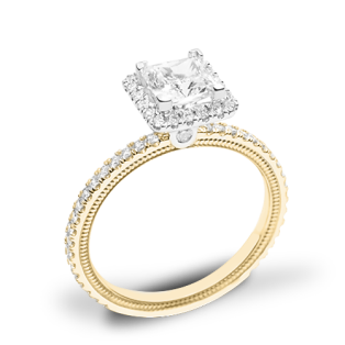 Verragio Tradition TR120HP Diamond Princess Halo Engagement Ring
