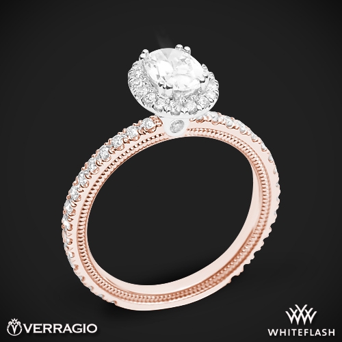 Verragio TR150HOV Diamond Oval Halo Engagement Ring 5912