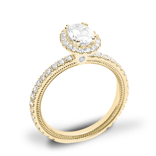 Verragio Tradition TR150HOV Diamond Oval Halo Engagement Ring