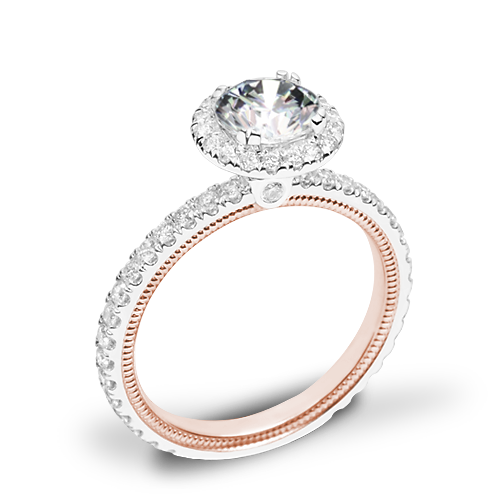 Verragio Tradition TR150HR Diamond Round Halo Engagement Ring