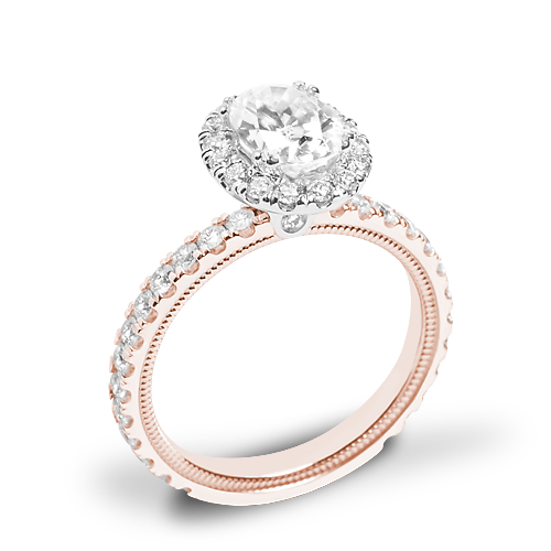 Verragio Tradition TR180HOV Diamond Oval Halo Engagement Ring