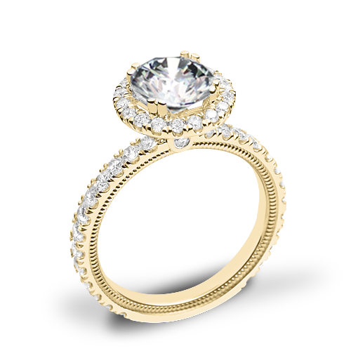 Verragio Tradition TR180HR Diamond Round Halo Engagement Ring