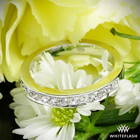 Half Eternity Bead-Set Diamond Wedding Ring