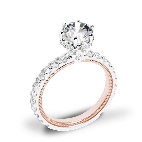 uniek hulp Pijlpunt Verragio TR210TR Diamond 6 Prong Tiara Engagement Ring | 5901