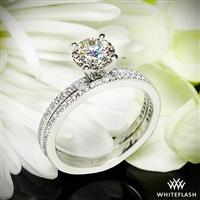 Simon G. PR108 Classic Romance Diamond Wedding Set