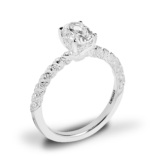 A. Jaffe MES867 Seasons of Love Diamond Engagement Ring