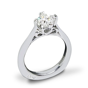 A. Jaffe MES438 Seasons of Love Solitaire Engagement Ring