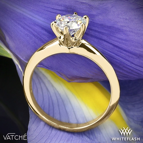 18k White Gold Tacori 2620RDP Dantela Crown Diamond Engagement Ring