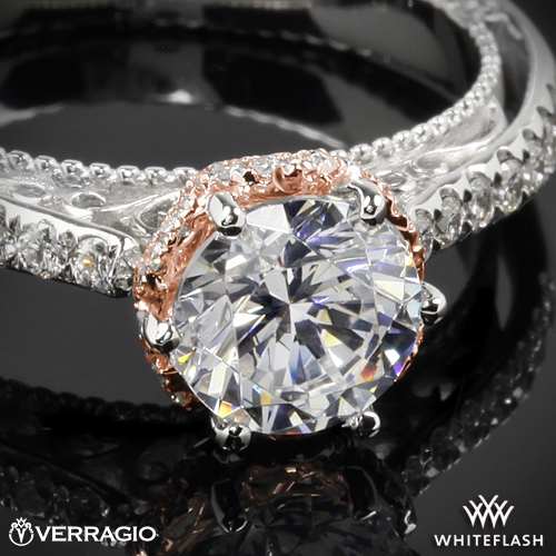 Verragio AFN-5052-4 6 Prong Crown Diamond Engagement Ring | 3170