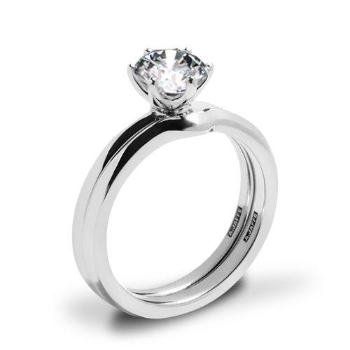 A. Jaffe ME1689 Classics Solitaire Wedding Set