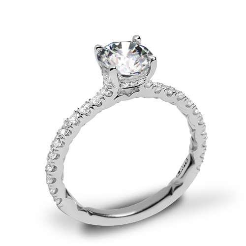 A. Jaffe ME1865Q Classics Diamond Engagement Ring