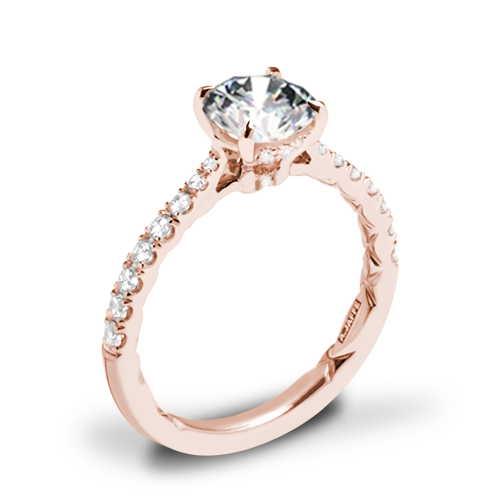 A. Jaffe ME2141Q Diamond Engagement Ring