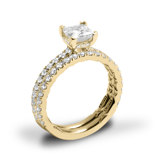 A. Jaffe ME2251Q Diamond Wedding Set