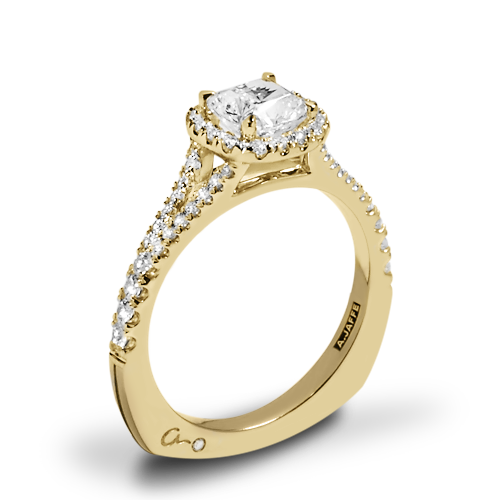 A. Jaffe MES576 Metropolitan Halo Diamond Engagement Ring