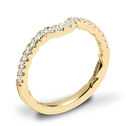 A. Jaffe MR2264Q Pirouette Diamond Wedding Ring