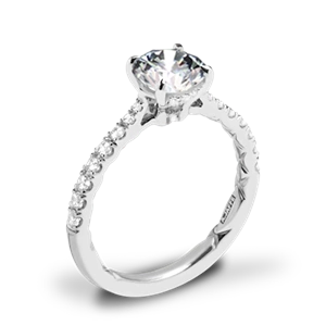 A. Jaffe ME2141Q Diamond Engagement Ring