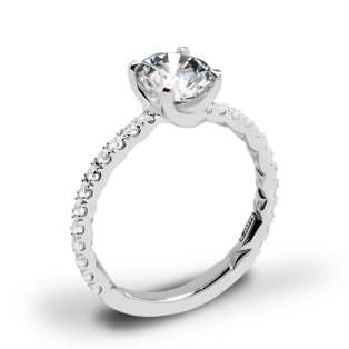 A. Jaffe ME1850Q Classics Diamond Engagement Ring