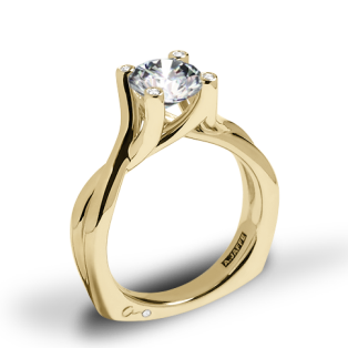A. Jaffe MES463 Seasons of Love Solitaire Engagement Ring