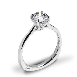A. Jaffe MES837Q Solitaire Engagement Ring