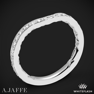 A. Jaffe MR2256Q Diamond Wedding Ring