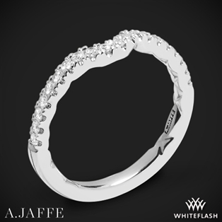A. Jaffe MR2264Q Pirouette Diamond Wedding Ring