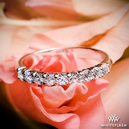 It’s a perfect match of her wedding band, exactly what she wanted! 