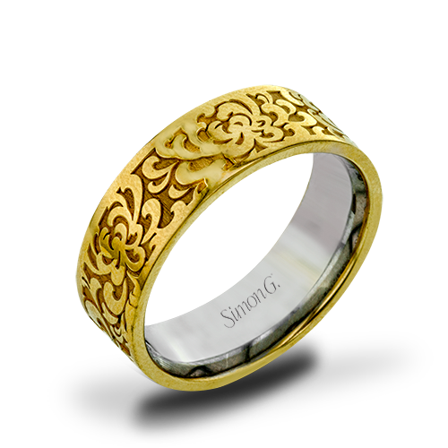 Simon G. LG175-Y Men's Wedding Ring