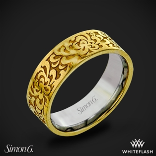 Simon G. LG175-Y Men's Wedding Ring