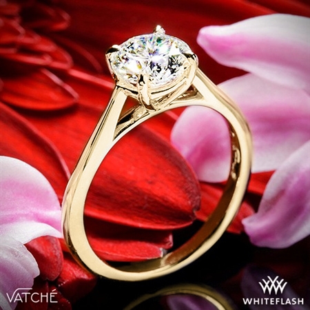 Vatche 1508 Venus Solitaire Engagement Ring