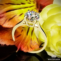 Fine Line Solitaire Engagement Ring