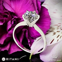 Ritani 1RZ7265 Six-Prong Knife-Edge Solitaire Engagement Ring
