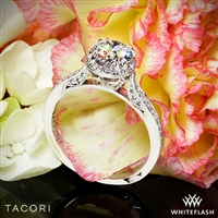 Tacori 2639RD P Dantela Spotlight Diamond Engagement Ring