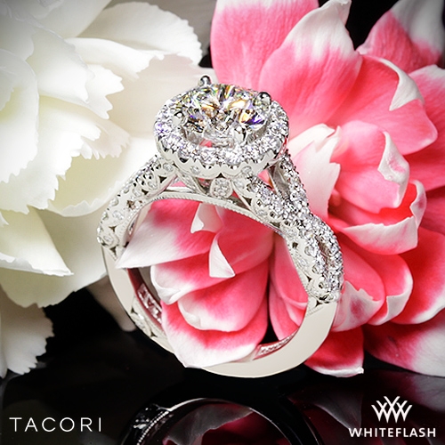 Tacori twisted band engagement ring on sale
