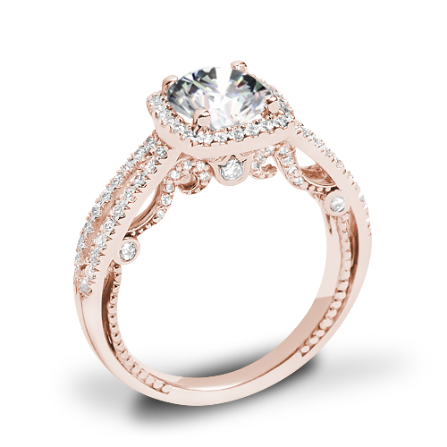 Verragio INS-7069CU Diamond Halo Engagement Ring