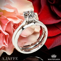 A. Jaffe ME2211Q Solitaire Wedding Set