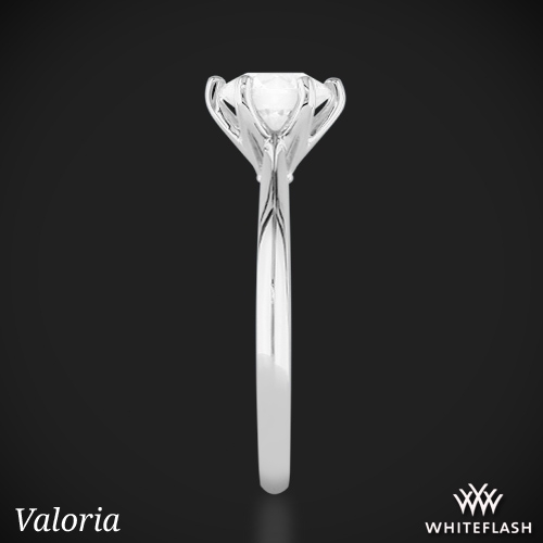 Valoria Petite Six Prong Solitaire Engagement Ring 6156