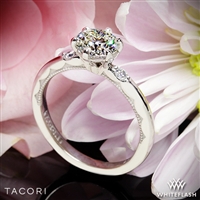 Tacori 56-2RD Sculpted Crescent Classic Three Stone Engagement Ring