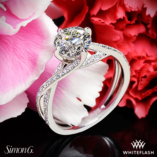 Simon G. MR1394 Fabled Diamond Engagement Ring