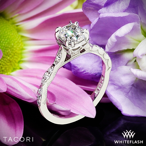 Tacori 57-2CU Sculpted Crescent Diamond Engagement Ring